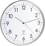 TFA&reg; Funkwanduhr &Oslash; 33 cm silber