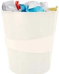 LEITZ Papierkorb WOW Duo Colour 15,0 l wei&szlig;