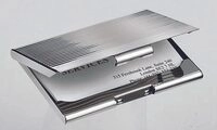 SIGEL Visitenkartenetui 95 x 7 x 62 mm silber