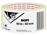 NOPI Kreppband 50 mm x 50 m beige 55513