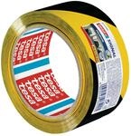 tesa Warnklebeband 50 mm x 66 m schwarz/gelb