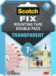 Scotch FIX&trade; TRANSPARENT doppelseitiges Klebeband