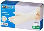 HYGOSTAR unisex Einmalhandschuhe GRIP wei&szlig; Gr&ouml;&szlig;e XL - 100 St&uuml;ck