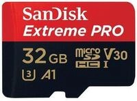 SanDisk Extreme&reg; PRO microSDHC Speicherkarte 32GB mit SD-Adapter