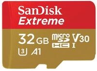 SanDisk Extreme microSDHC Speicherkarte 32GB 2-Pack + SD Adapter