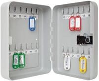 WEDO Schl&uuml;sselkasten mit 24 Zahlenschloss lichtgrau
