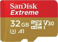 SanDisk Extreme microSDHC Speicherkarte 32GB + SD-Adapter