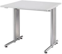HAMMERBACHER Schreibtisch VNS08/5/S lichtgrau