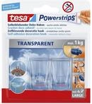 tesa Klebehaken 2.7 cm x 4.5 cm transparent