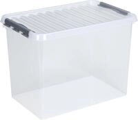 sunware&reg; Aufbewahrungsbox Q-line 62,0 l - 60,0 x 40,0 x 34,0 cm transparent
