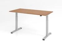 HAMMERBACHER elektrisch h&ouml;henverstellbarer Schreibtisch VXMST16/N/S nussbaum