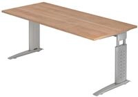 HAMMERBACHER h&ouml;henverstellbarer Schreibtisch VUS19/N/S nussbaum