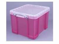 Really Useful Box Aufbewahrungsboxen Useful Box Trans 35,0l pink 35,0 l - 48,0...