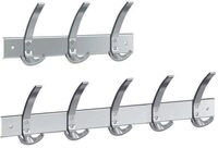 Kerkmann Wandgarderobe public alusilber 40,0 x 17,0 cm 9 Haken
