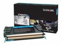 Lexmark Original Toner cyan 7.000 Seiten (X746A3CG) für X746de, 748de/dte