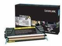 Lexmark Original Toner Standard Variante - X748 gelb 10000 Seiten (X748H2YG)