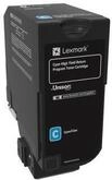 Lexmark Original Toner - cyan (74C2HC0) f&uuml;r CS725de/dte