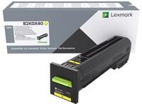Lexmark Original Toner Standard Variante - CX825 gelb 22000 Seiten (82K0X40)