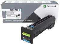 Lexmark Original Toner Standard Variante - CX825 cyan 22000 Seiten (82K0X20)