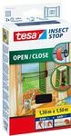 tesa Fliegengitter INSECT STOP OPEN/CLOSE anthrazit 1,3 x 1,5 m