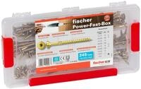 fischer Holzschrauben Sortiment PowerFast-Box FPF 245-teilig