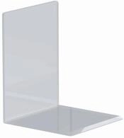 MAUL Buchst&uuml;tzen 10,0 x 10,0 x 13,0 cm glasklar