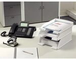 LEITZ Briefablage Jumbo DIN A4 wei&szlig;