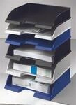 LEITZ Briefablage Jumbo quer Plus DIN A4 quer blau