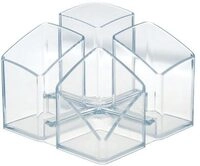 HAN SCALA Stiftehalter 12,5 x 12,5 x 10,0 cm transparent