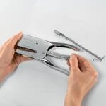 Rapid Heftzange silber