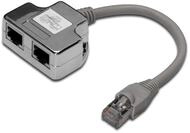 Digitus CAT 5e Patchkabel-Adapter, 2x CAT 5e, geschirmt