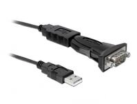 DeLOCK Adapter USB 2.0 Typ-A zu Seriell 0,8m