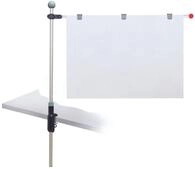MAUL Planhalter 100 cm Tischklemme silber