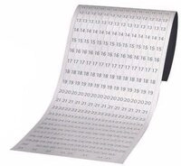 FRANKEN Magnetb&auml;nder 19,1 x 69,5 cm wei&szlig;