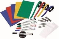 MAUL Zubeh&ouml;r-Set farbsortiert (blau, rot gelb, gr&uuml;n) f&uuml;r Planungstafeln,