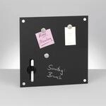 Zeller Glas-Magnettafel 40,0 x 40,0 cm schwarz