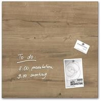 SIGEL Glas-Magnettafel 48,0 x 48,0 cm Natural Wood