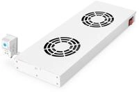 Digitus L&uuml;ftermodule f&uuml;r 19"-Schr&auml;nke 2 L&uuml;fter RAL7035 grau (DN-19 FAN-2-HO)