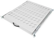 Digitus Fachboden 19"-Schr&auml;nke ausziehbar ab 800mm Tiefe bis 25kg 1HE RAL7035 grau