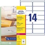 AVERY Zweckform Folien-Adressetiketten 99,1 x 38,1 mm