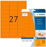 HERMA Etiketten 5141 orange 63,5 x 29,6 mm