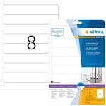 HERMA Ordneretiketten 34,0 x 192,0 mm wei&szlig;