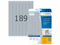 HERMA 4220, HERMA Typenschild-Etiketten Typenschild Etik.25x10,silber 25,0 x 10,0 mm