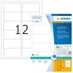 HERMA 10776, HERMA Adressetiketten 10776 wei&szlig; 88,9 x 46,6 mm 1 Pack = 80 Blatt