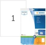 HERMA Etiketten 8637 wei&szlig; 210,0 x 297,0 mm