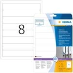 HERMA Ordneretiketten 34,0 x 192,0 mm wei&szlig;