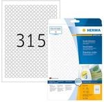 HERMA Etiketten 4385 wei&szlig; 10,0 x 10,0 mm
