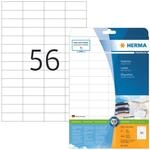 HERMA Etiketten PREMIUM 52,5 x 21,2 mm, wei&szlig;