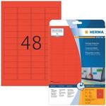 HERMA Etiketten 4367 rot 45,7 x 21,2 mm