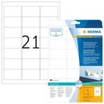 HERMA Adressetiketten 5074 wei&szlig; 63,5 x 38,1 mm